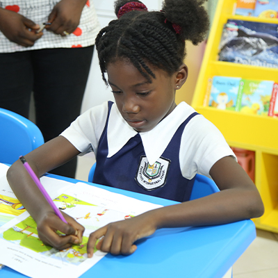 Students reading